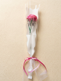 Single Blossom Everlasting Paper Carnation Bouquet