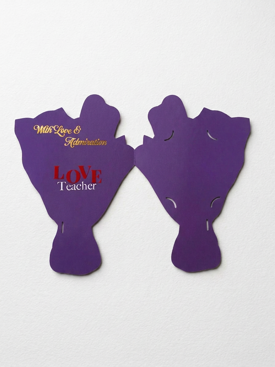 Everlasting Paper Carnation Gift Card Holder