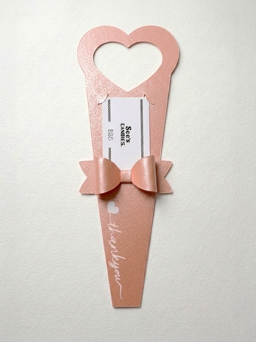 [Premium] Pearl Heart Gift Card Carrier