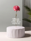 Artisan All-Paper Carnation Lettering Topper