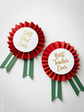 DIY Kit: Handmade Appreciation Award Ribbon Rosette – Create Your Own Heartfelt Gift